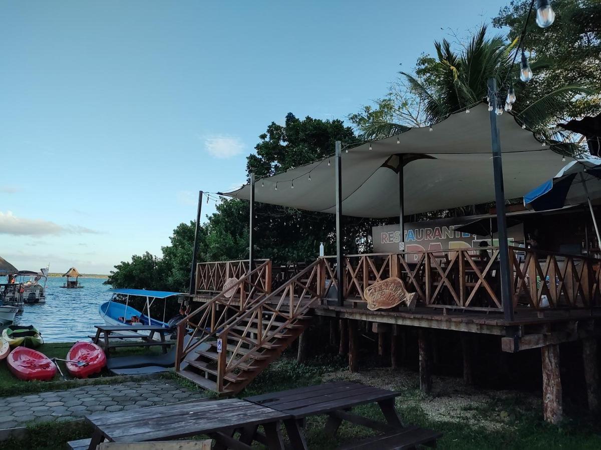 Papitos Bacalar Hotel And Marina Exterior photo
