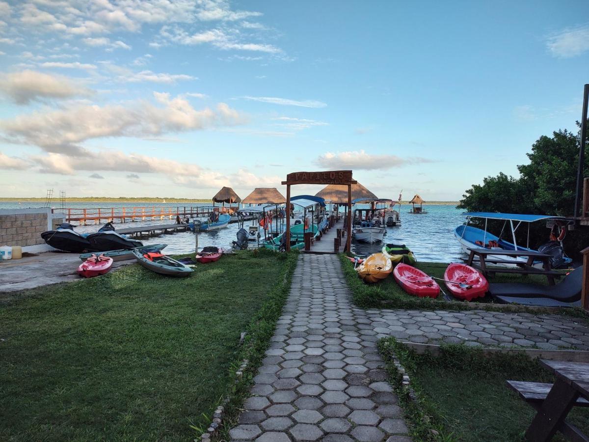 Papitos Bacalar Hotel And Marina Exterior photo